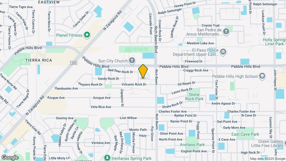 2809 Tag Rock Pl Map and Location Details