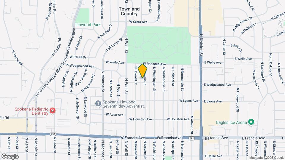 6903 N Stevens St Map and Location Details