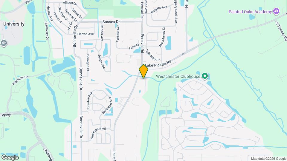 13873 Econ Woods Ln Map and Location Details