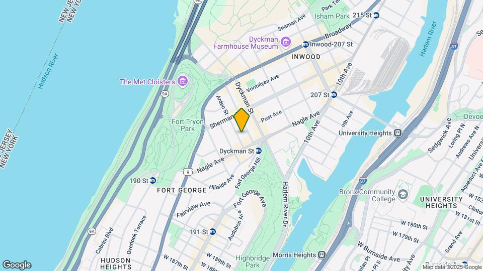 25 Arden St Mapa y Detalles de la Ubicación