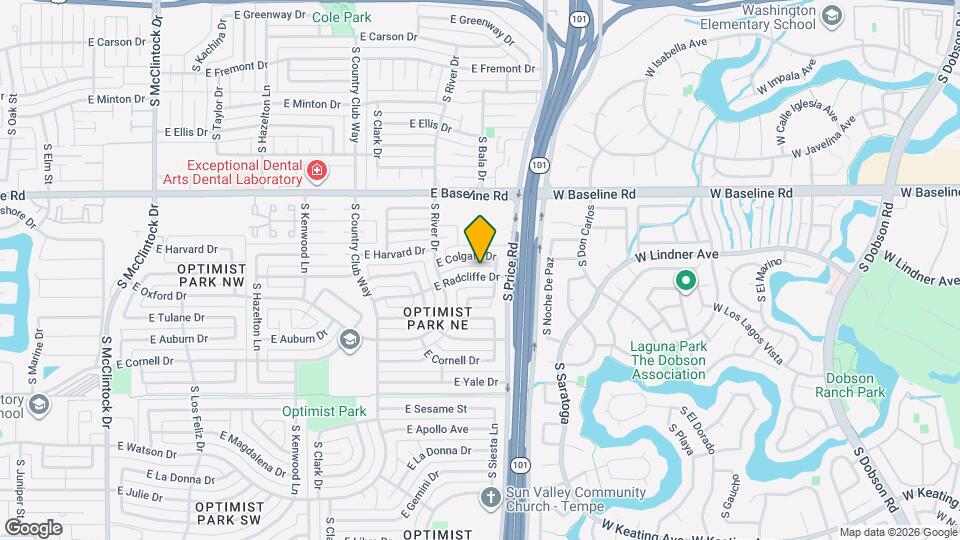 2130 E Radcliffe Dr Mapa y Detalles de la Ubicación