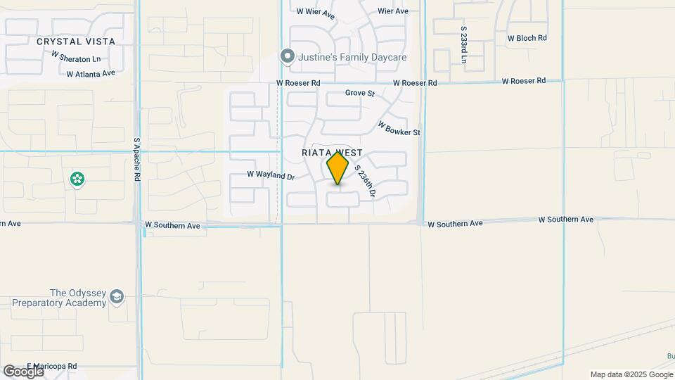 23734 W Hidalgo Ave Map and Location Details