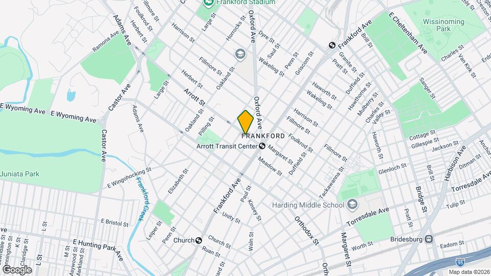 1514 Arrott St Map and Location Details