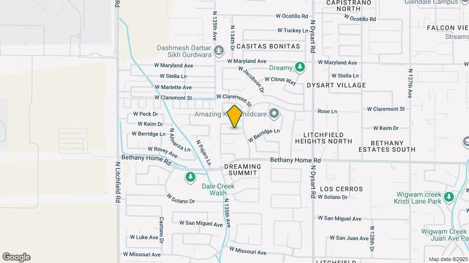 13420 W Berridge Ln Map and Location Details