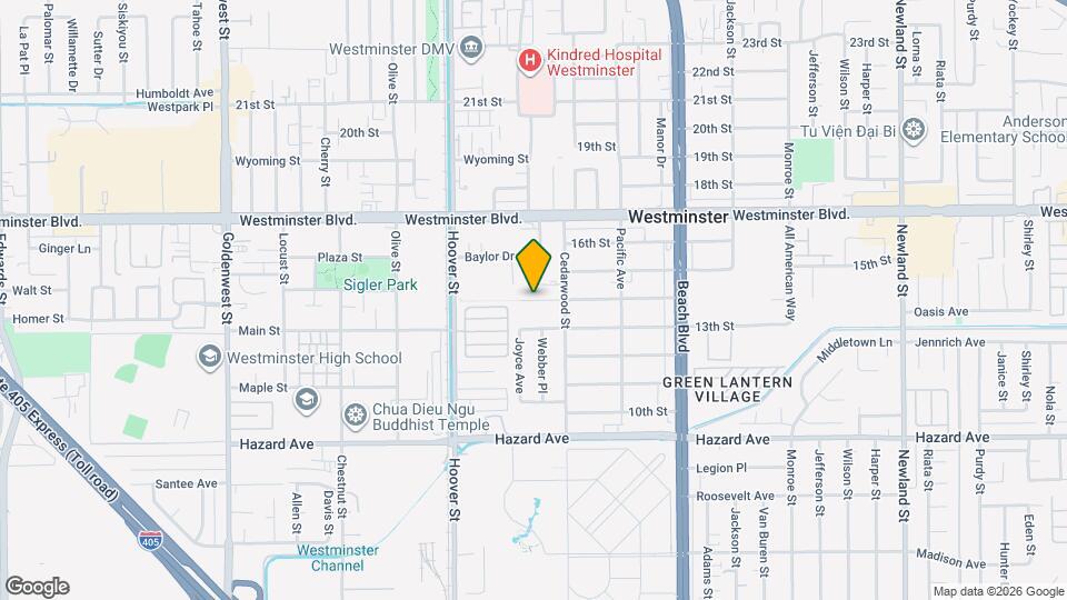 7639 14th St Map and Location Details