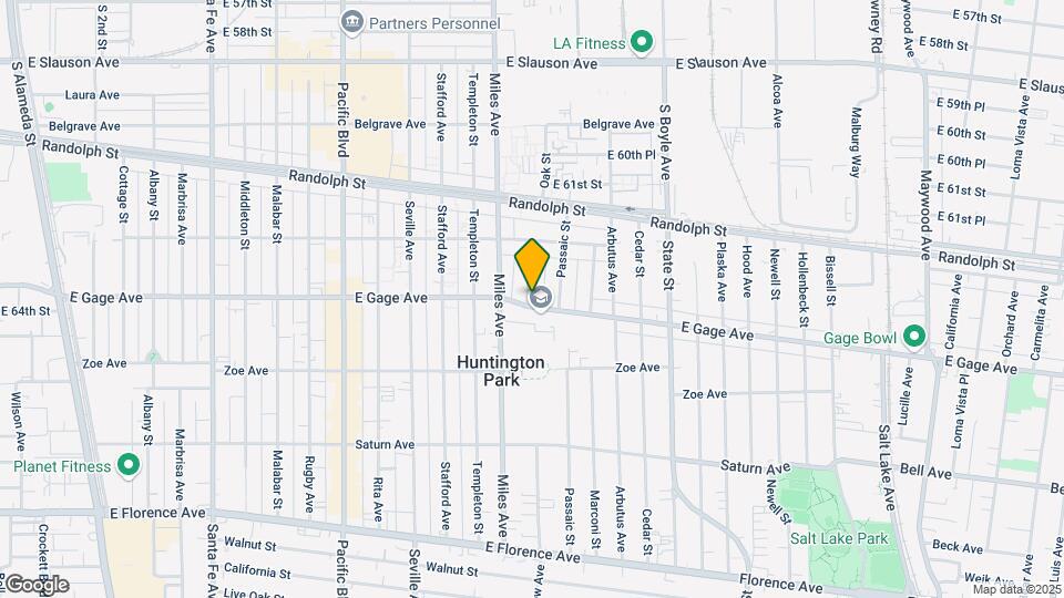 6360 Gentry St Map and Location Details