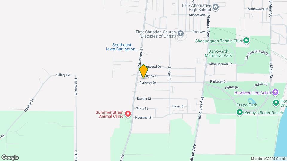 1704 Parkway Dr Map and Location Details