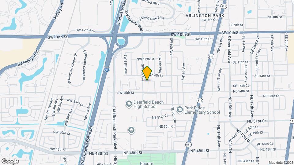 810 SW 14th Ct Map and Location Details