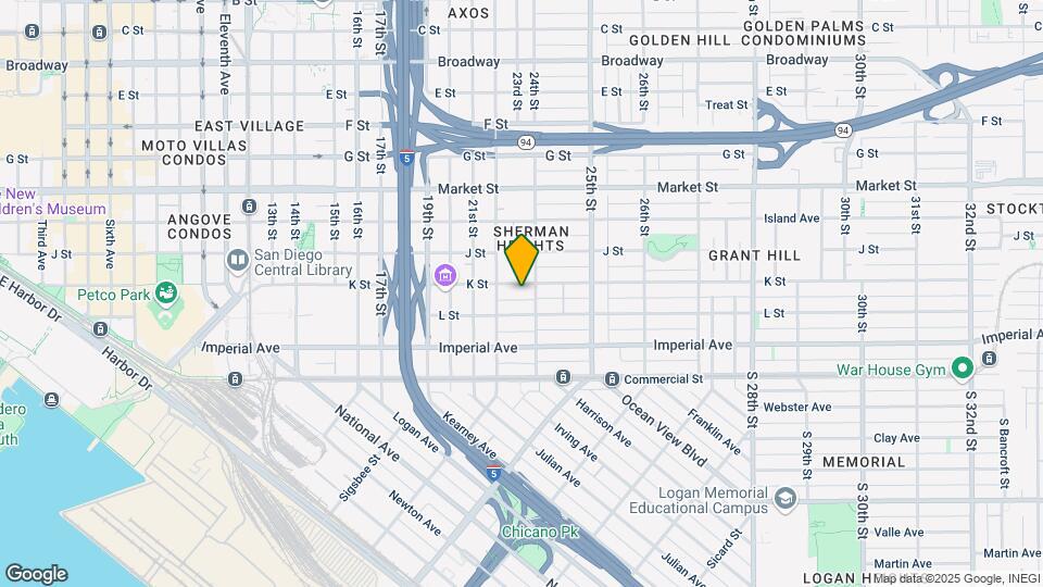 2245 K Street Map and Location Details