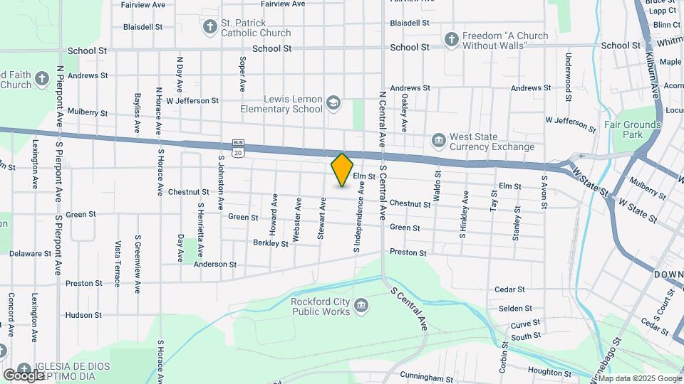 1823 Chestnut St Map and Location Details