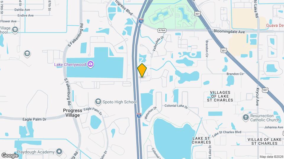 9506 Amberdale Ct Map and Location Details