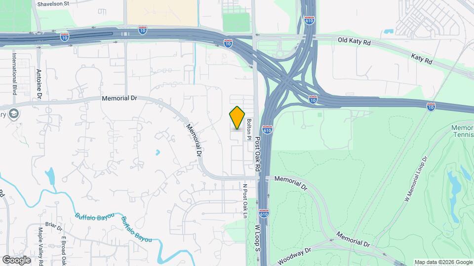 449 N Post Oak Ln Map and Location Details