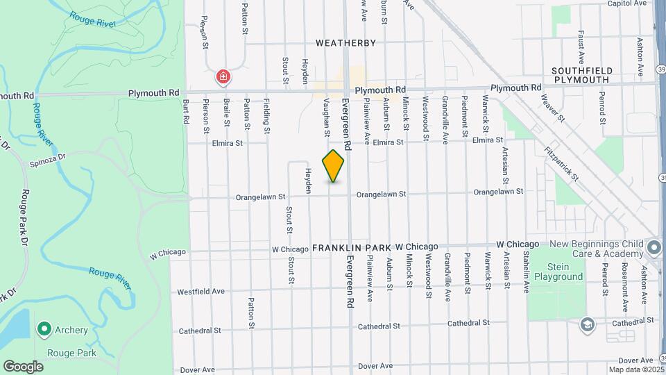 9910 Vaughan St Map and Location Details