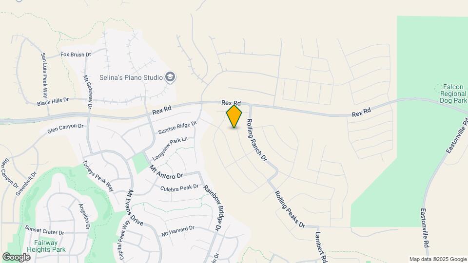 10886 Rolling Peaks Dr Map and Location Details