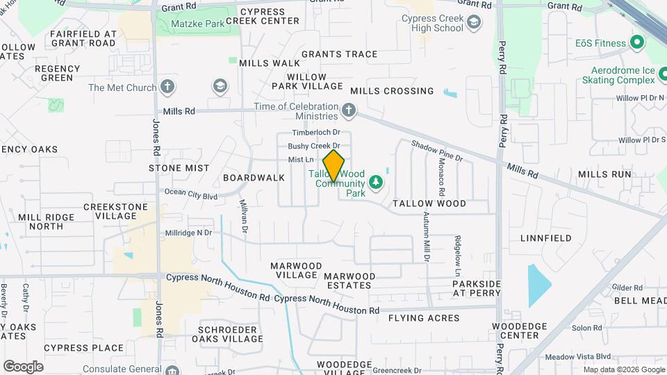 12627 Day Hollow Ln Map and Location Details