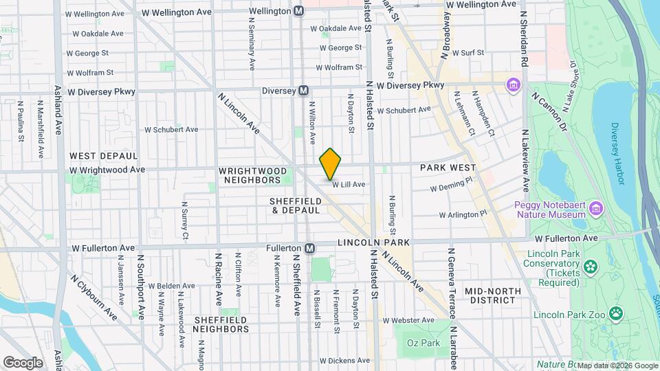 881 W Lill Ave, Unit D2 Map and Location Details