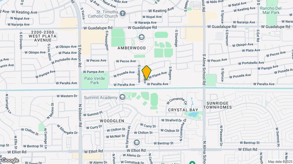 1556 W Peralta Ave Map and Location Details