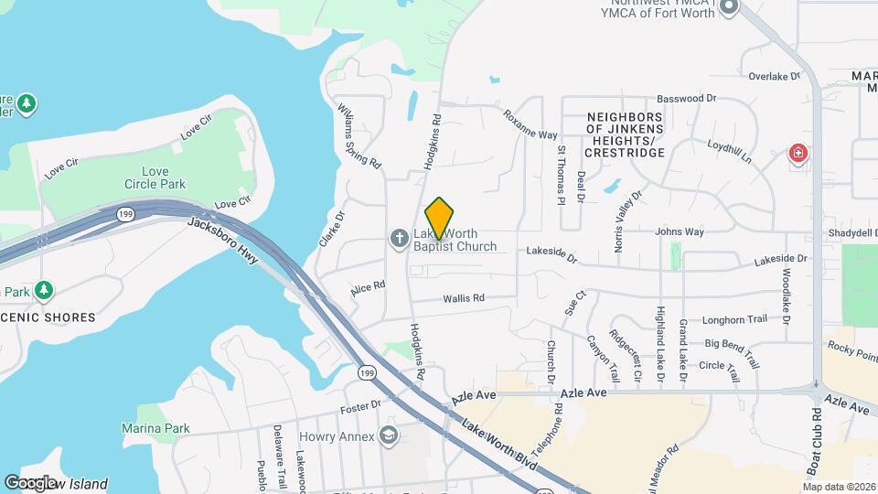6812 Lakeside Dr Map and Location Details