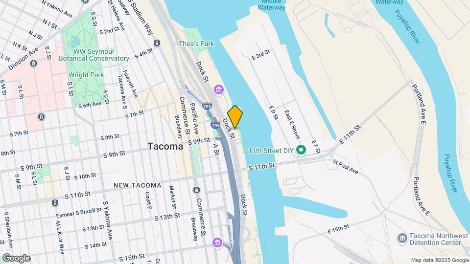 821 Dock St Map and Location Details