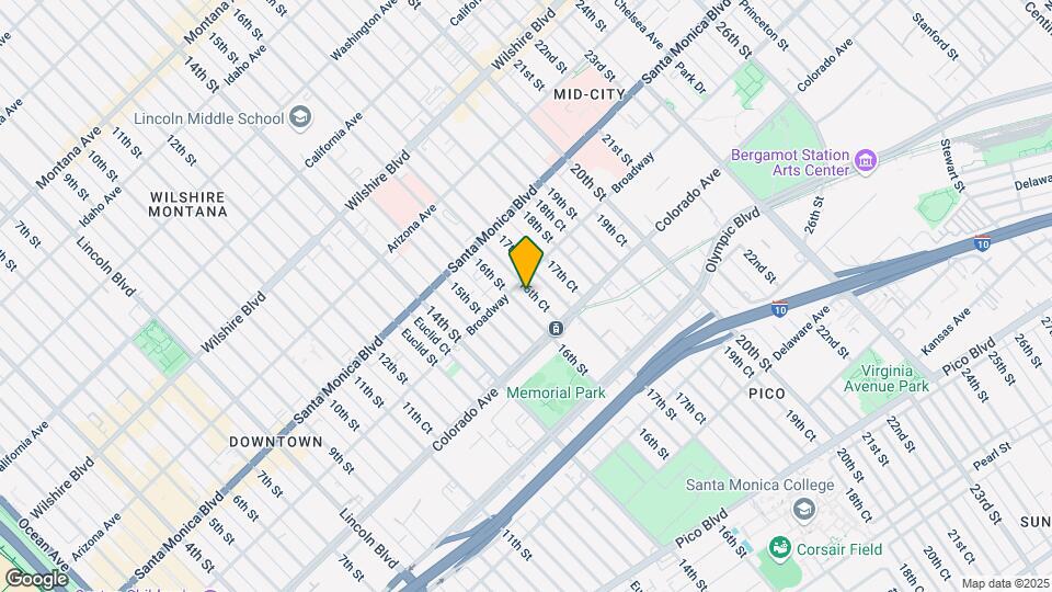 1511 16th St Map and Location Details