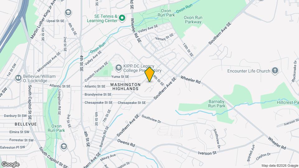 864 Bellevue Cir SE Map and Location Details