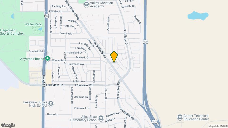 3400 Santa Maria Way, Unit 203 Map and Location Details