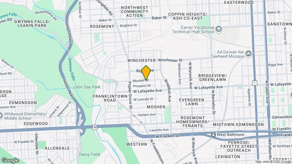2745 Mosher St Map and Location Details