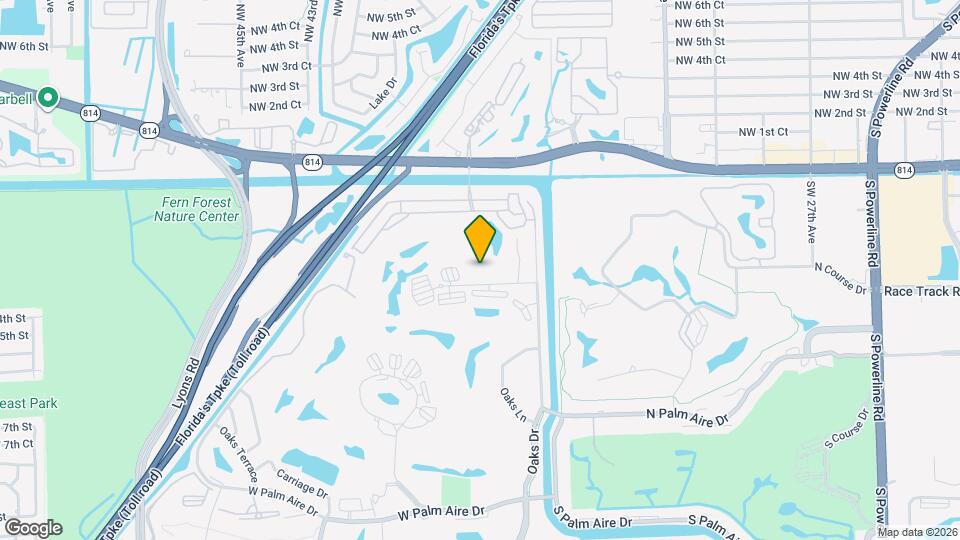 3503 Oaks Way Map and Location Details