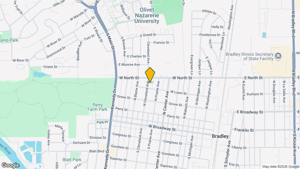 440 N Cleveland Ave Map and Location Details