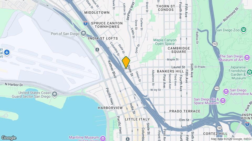 2519 Columbia Street Map and Location Details