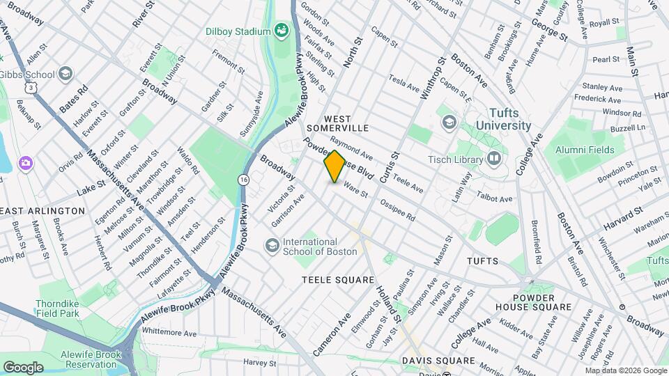 55 Fairmount Ave, Unit 3 Map and Location Details