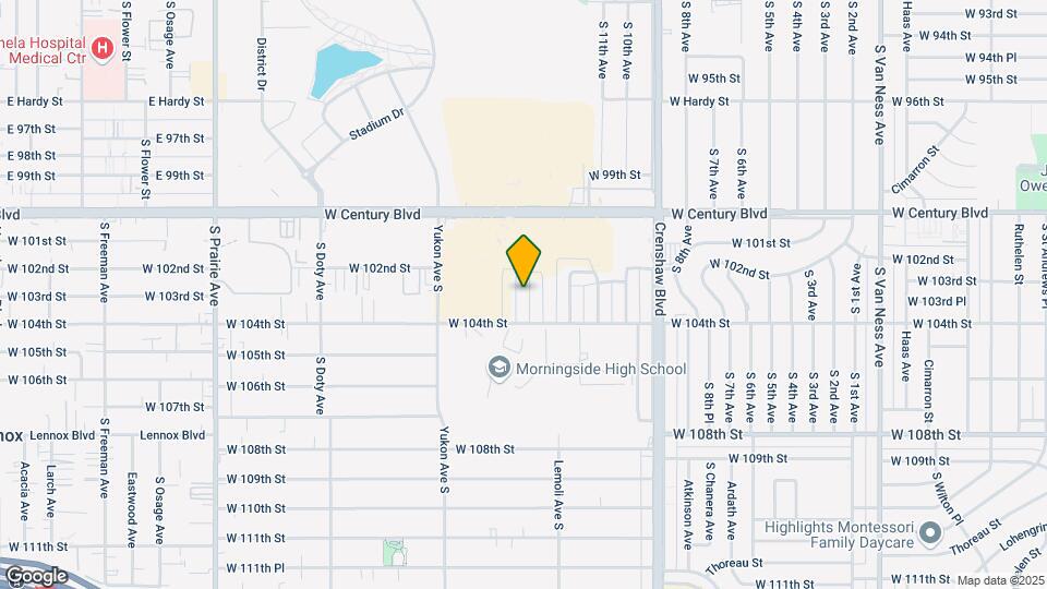 10222 S Dixon Ave Map and Location Details