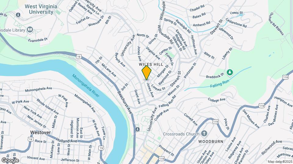 320 Overhill St Map and Location Details