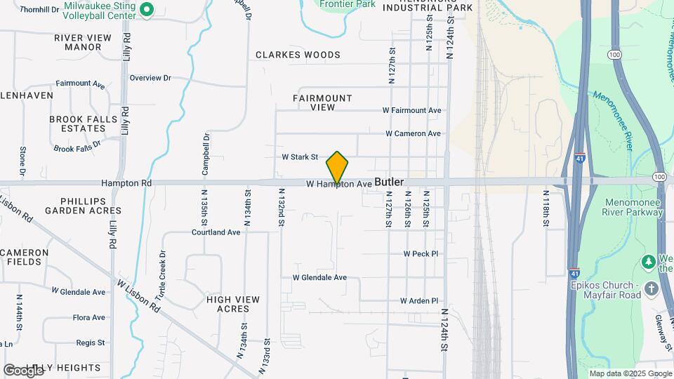 12811 W Hampton Ave Map and Location Details