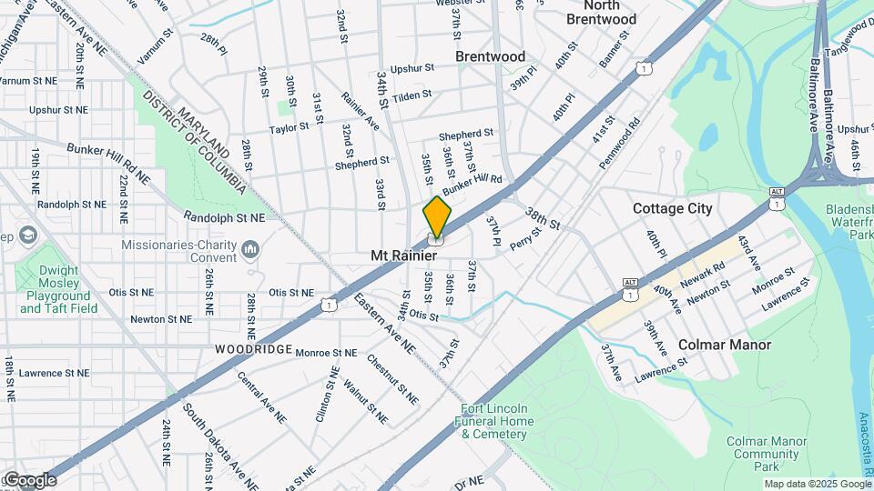 3413 Rhode Island Ave Mapa y Detalles de la Ubicación