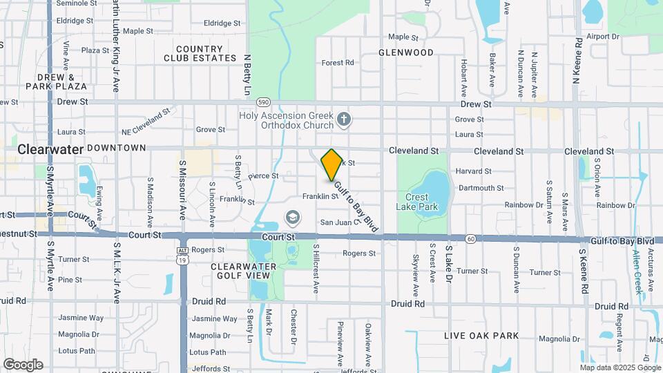 1437 Gulf to Bay Blvd Map and Location Details