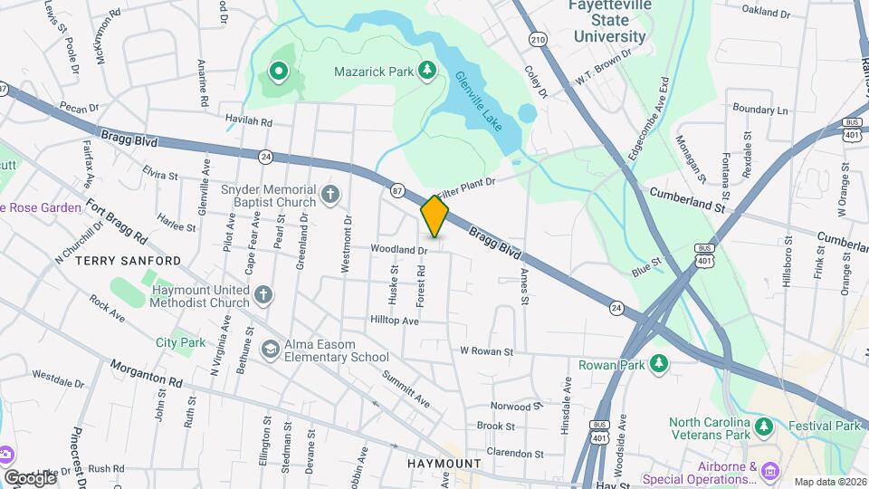 1228 Woodland Dr Map and Location Details