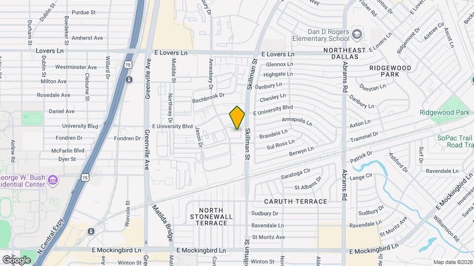 6033 Sandhurst Ln Map and Location Details