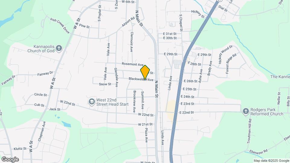 115 Blackwelder Ave Map and Location Details