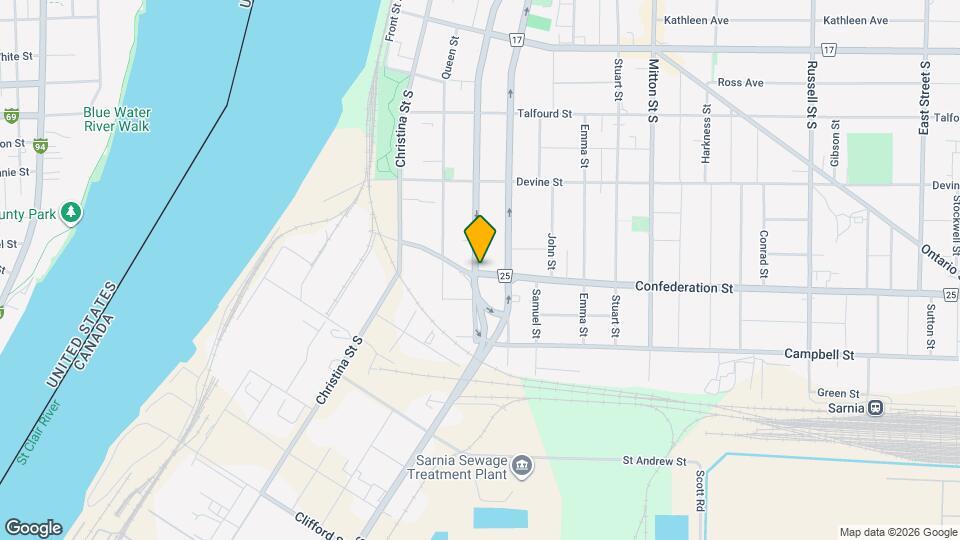 276 Confederation St Map and Location Details