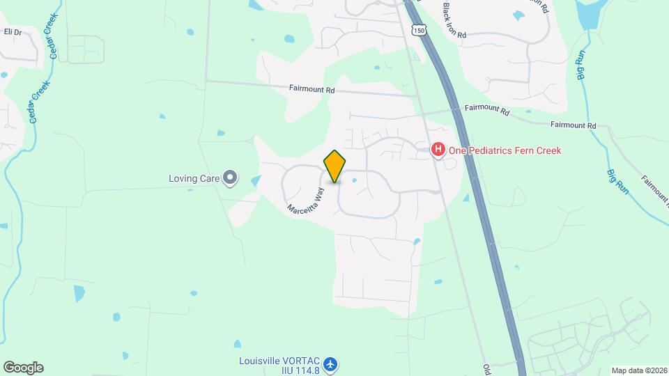 10807 Bardstown Woods Blvd Map and Location Details