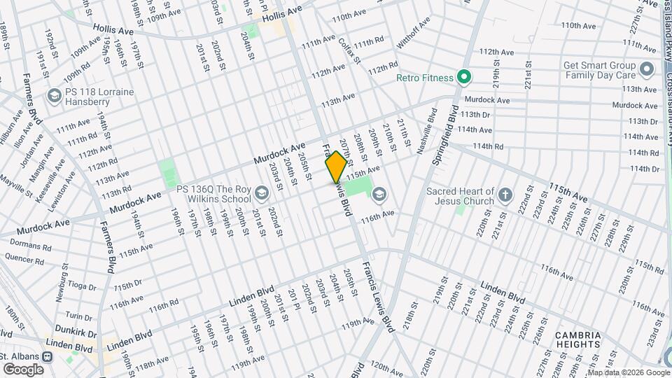 FRANCIS LEWIS BLVD, Unit 1 Mapa y Detalles de la Ubicación