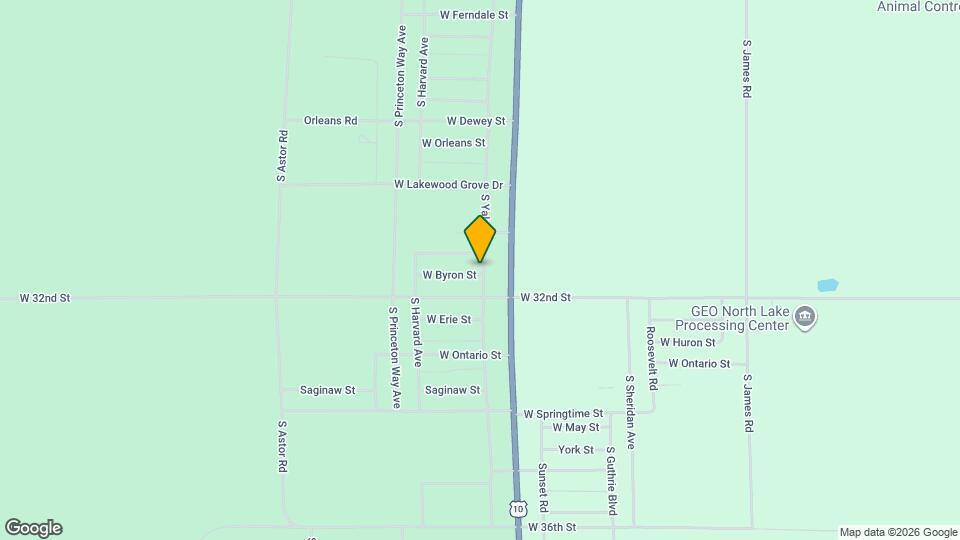 1450 W Byron St Mapa y Detalles de la Ubicación