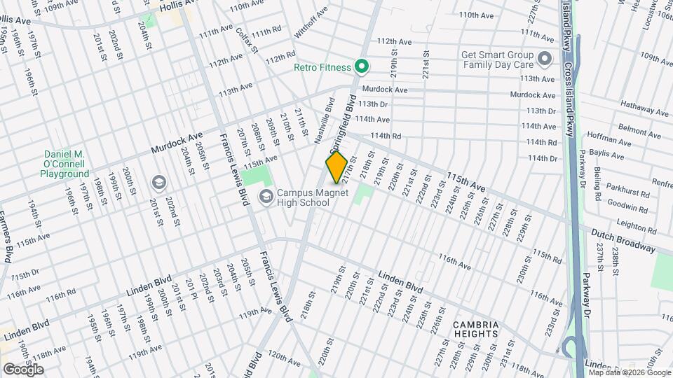 115-78 217th St Map and Location Details