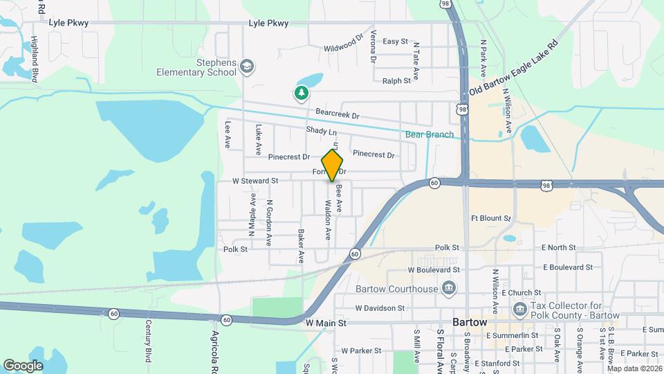 980 Waldon Ave Map and Location Details