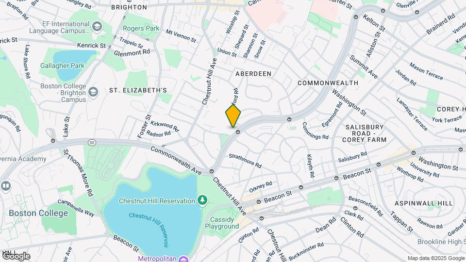 1789 Commonwealth Ave Map and Location Details