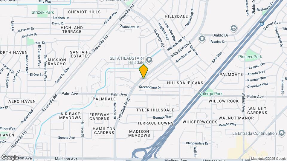 5612 Hillsdale Blvd Mapa y Detalles de la Ubicación