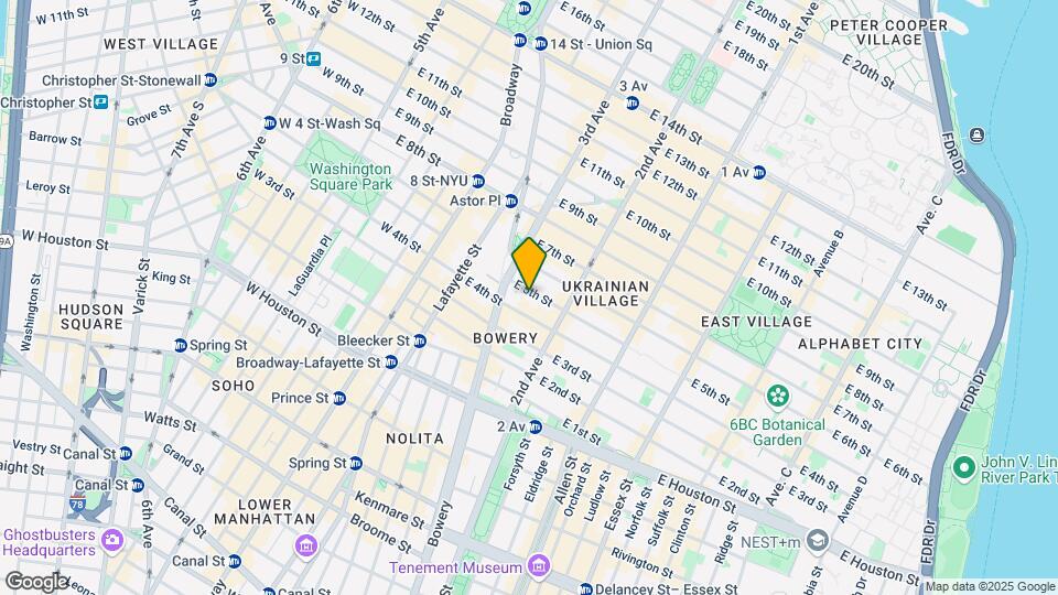 218 E 5th St Mapa y Detalles de la Ubicación