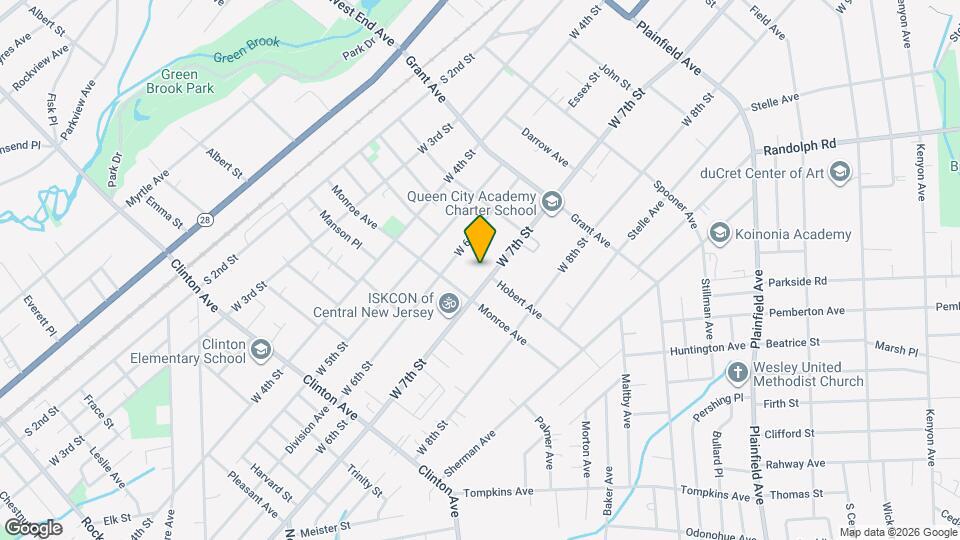 946 W 7th St Map and Location Details