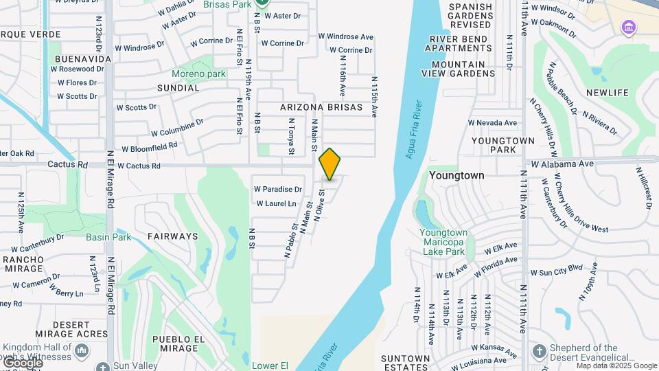 11526 W Paradise Dr Map and Location Details